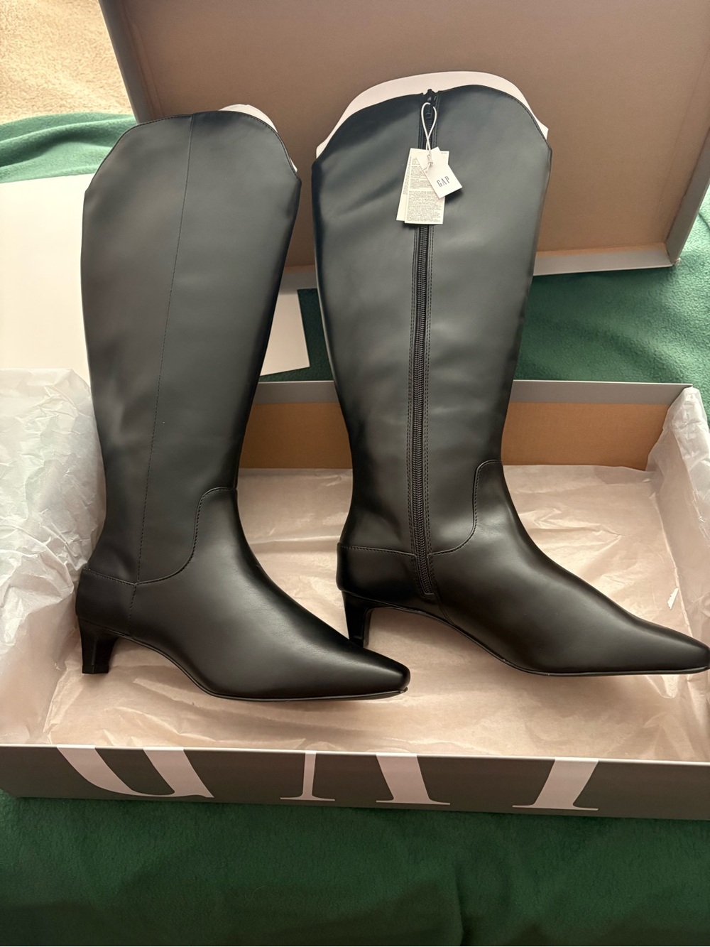 GAP Kitten Heel Pointy Knee High
Boots